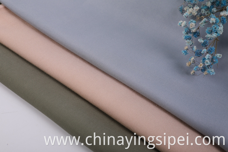 High quality woven twill polyester rayon fabric